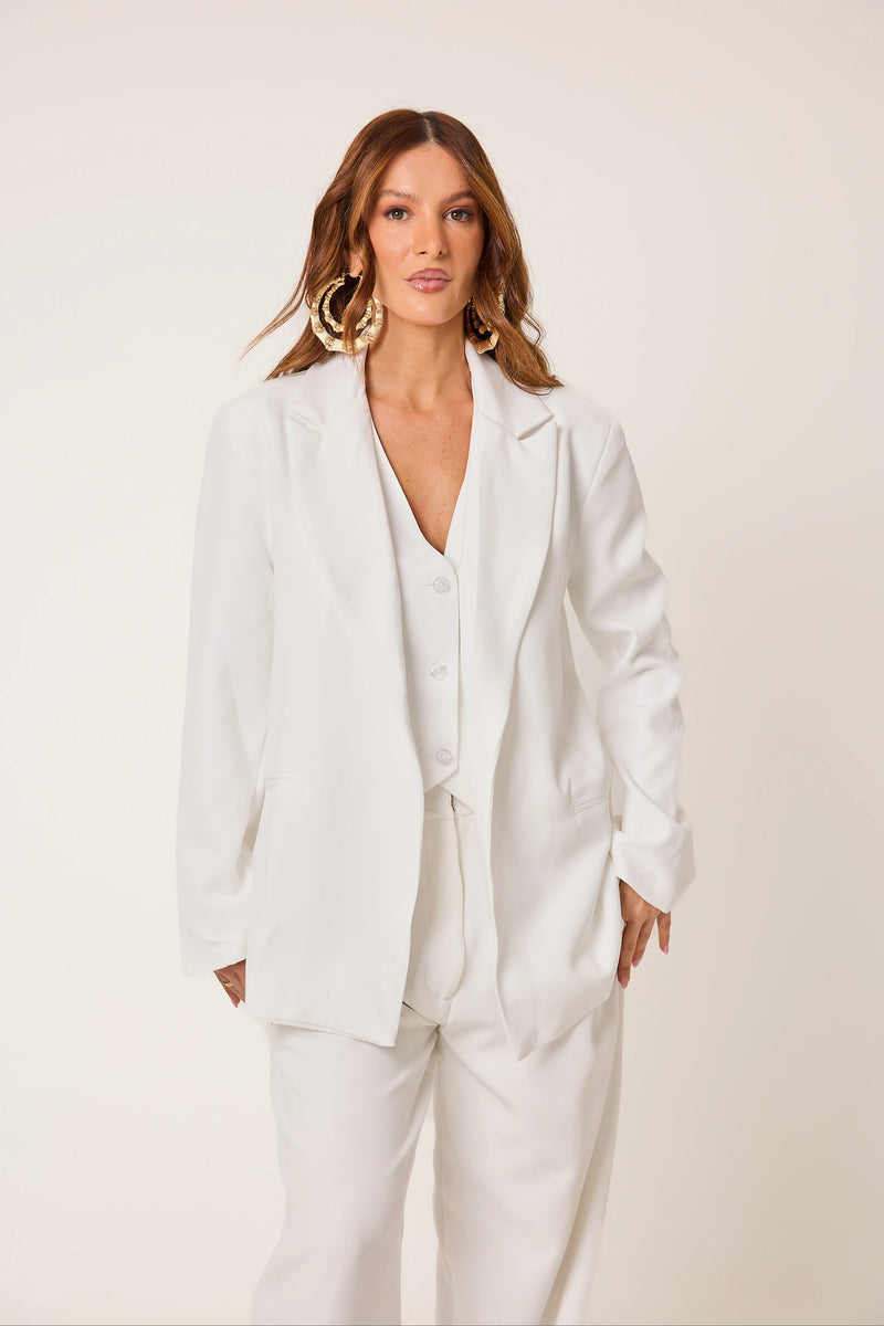 Trijunto Louviá Alfaiataria - Blazer, Colete Frente única e Calça