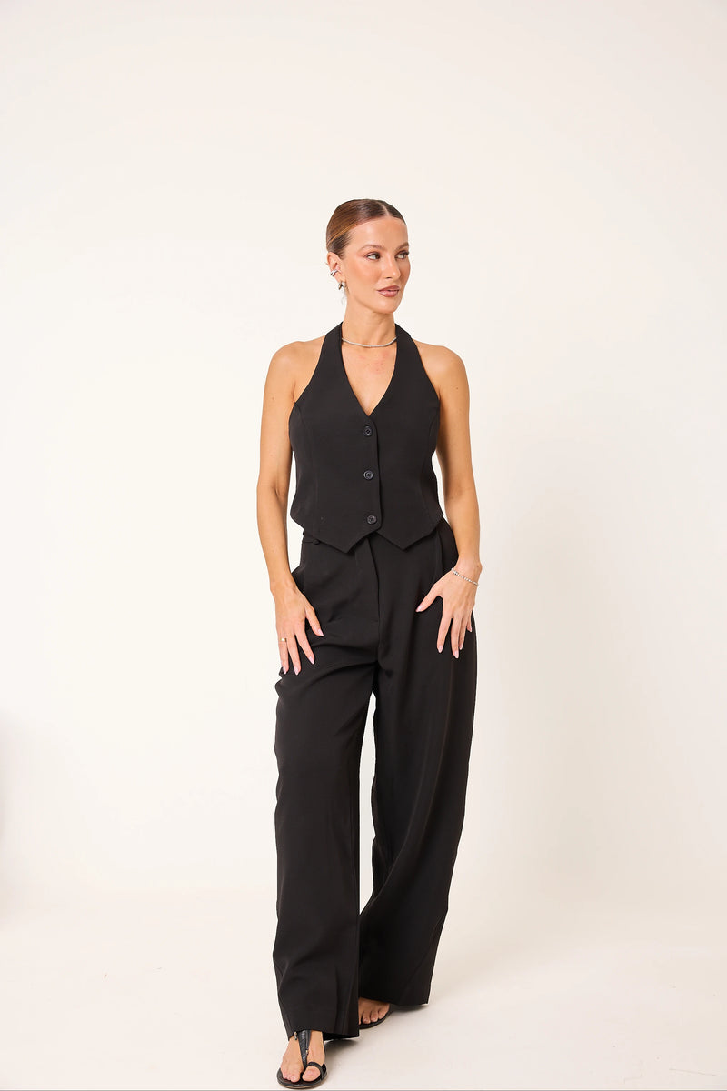 Trijunto Louviá Alfaiataria - Blazer, Colete Frente única e Calça