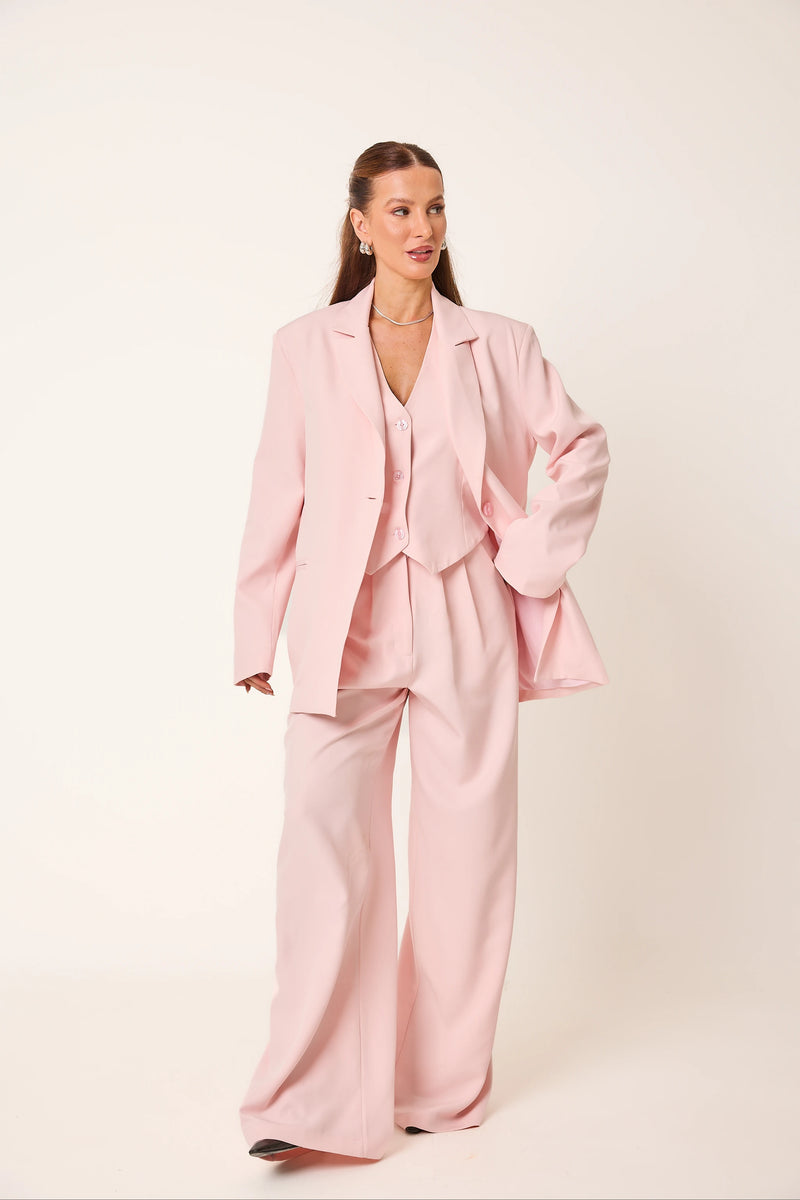 Trijunto Louviá Alfaiataria - Blazer, Colete Frente única e Calça