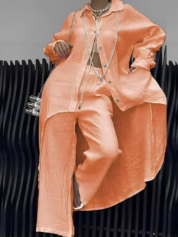 Conjunto Aurora Comprido Louvia